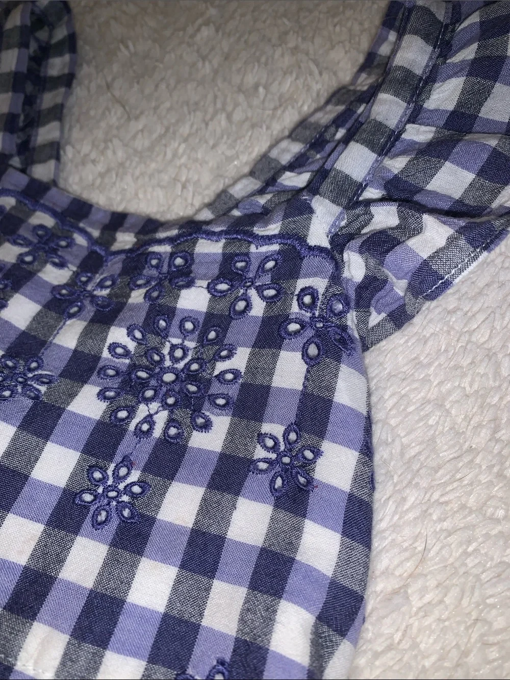 Cat & Jack Blue and White Dress 4/5 Embroidered Eyelet